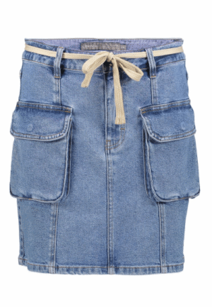 Geisha - Blauw | Dames | Rok | Blauw | 3XL | regular | Kamst mode