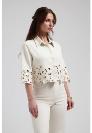 Florez - Wit | Dames | Jasje | Wit | XL | regular | Kamst mode