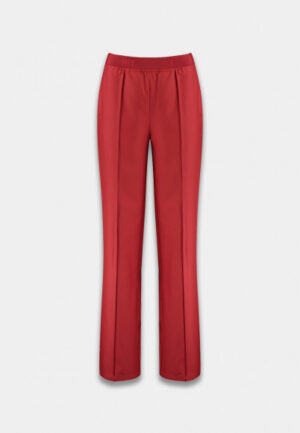 Harper & Yve - Rood | Dames | Broek | Rood | XL | regular | Kamst mode