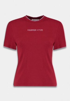 Harper & Yve - Rood | Dames | Top | Rood | 3XL | regular | Kamst mode
