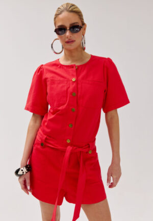 Harper & Yve - Rood | Dames | Broek | Rood | L | regular | Kamst mode