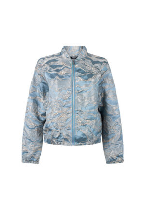 Jansen Amsterdam - Blauw | Dames | Jasje | Blauw | 46 | regular | Kamst mode