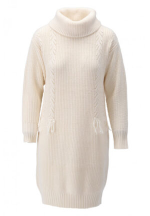 K Design - Wit | Dames | Jurk | Wit | XXL | regular | Kamst mode