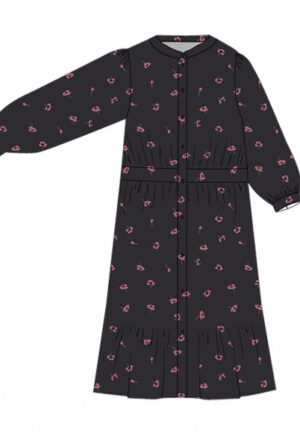 MSCH - Zwart | Dames | Jurk | Zwart | L | regular | Kamst mode