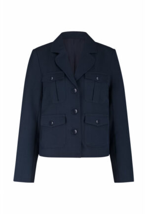 Label Dot - Blauw | Dames | Jasje | Blauw | 46 | regular | Kamst mode