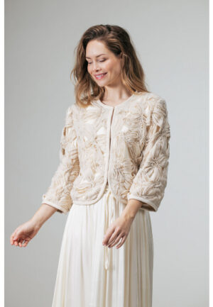 Label Dot - Beige | Dames | Jasje | Beige | 36 | regular | Kamst mode