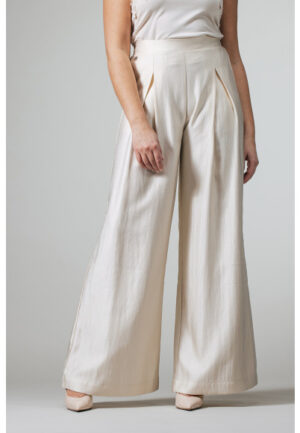 Label Dot - Wit | Dames | Broek | Wit | 40 | regular | Kamst mode