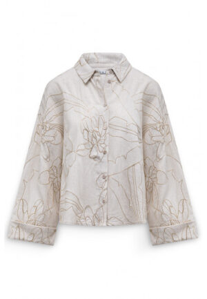 Label Dot - Beige | Dames | Blouse | Beige | 40 | regular | Kamst mode