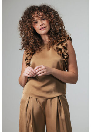 Label Dot - Geel | Dames | Top | Geel | 38 | regular | Kamst mode