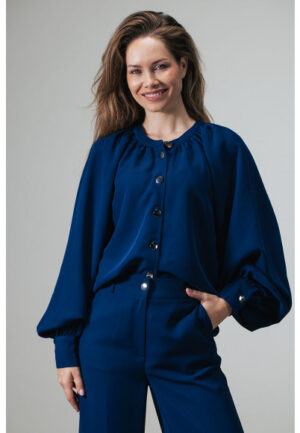 Label Dot - Blauw | Dames | Jasje | Blauw | 38 | regular | Kamst mode