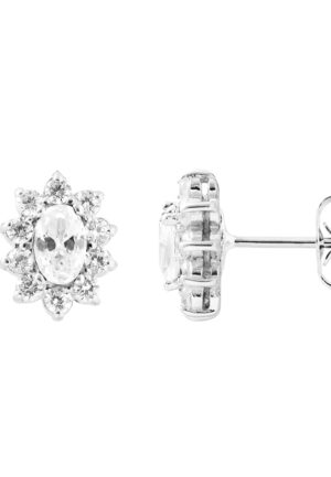 Oorbellen "Marquise" zilveren sieraden 925 - Kate