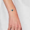 Crystal Sphere Armband Preciosa Silver Blue 925 - Afbeelding 2