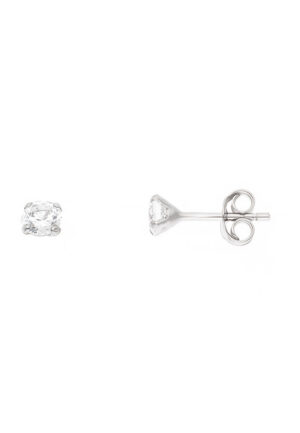 4 mm Zirkoniumoxide Oorchips Set 4 Silver Claws 925 - Eclat 4