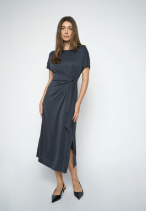 Mos Mosh - Blauw | Dames | Jurk | Blauw | XL | regular | Kamst mode