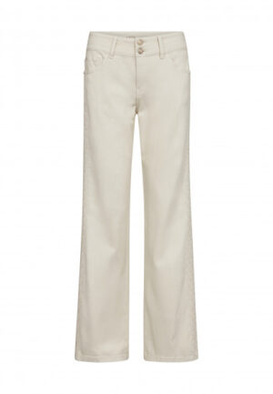 Mos Mosh - Beige | Dames | Broek | Beige | 32 | regular | Kamst mode