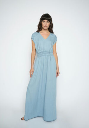 Mos Mosh - Blauw | Dames | Jurk | Blauw | XL | regular | Kamst mode