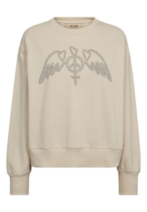 Mos Mosh - Beige | Dames | Trui | Beige | XL | regular | Kamst mode