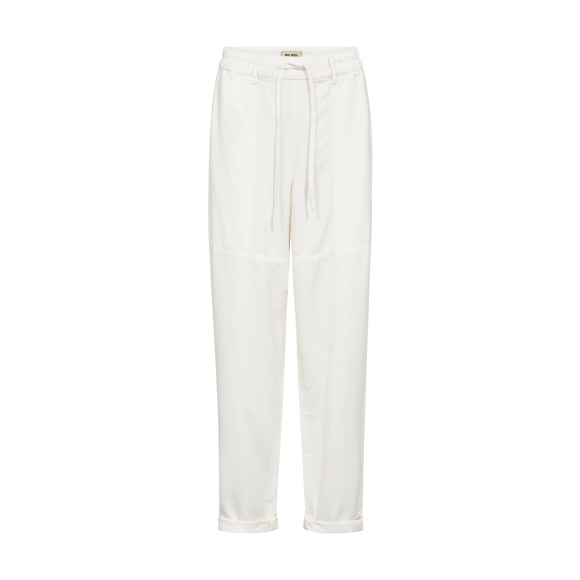 Mos Mosh - Beige | Dames | Broek | Beige | XL | regular | Kamst mode