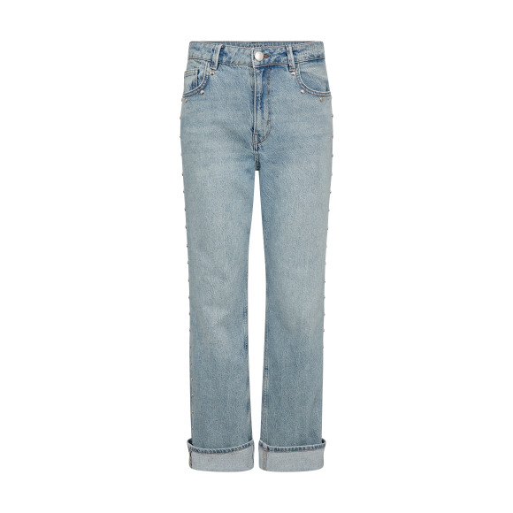 Mos Mosh - Blauw | Dames | Jeans | Blauw | 34 | regular | Kamst mode