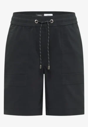 Alternative view of Mid Waist straight leg shorts in Loose Fit