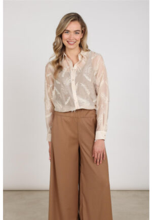 Nukus - Beige | Dames | Blouse | Beige | 3XL | regular | Kamst mode