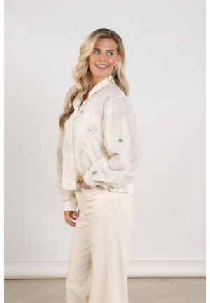 Nukus - Wit | Dames | Blouse | Wit | 3XL | regular | Kamst mode