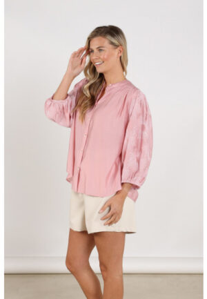 Nukus - Roze | Dames | Blouse | Roze | 3XL | regular | Kamst mode