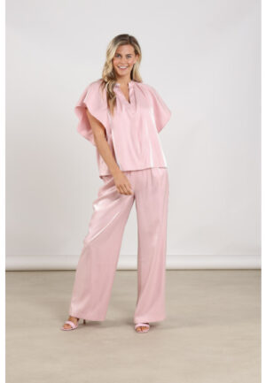 Nukus - Roze | Dames | Broek | Roze | 3XL | regular | Kamst mode