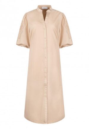 Nukus - Bruin | Dames | Jurk | Bruin | 3XL | regular | Kamst mode