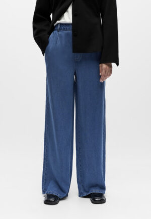 Object - Blauw | Dames | Broek | Blauw | XL | regular | Kamst mode