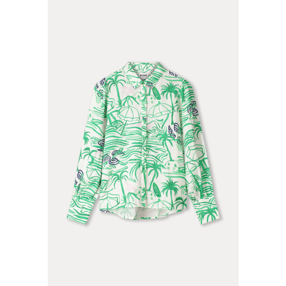 Pom Amsterdam - Wit | Dames | Blouse | Wit | 44 | regular | Kamst mode