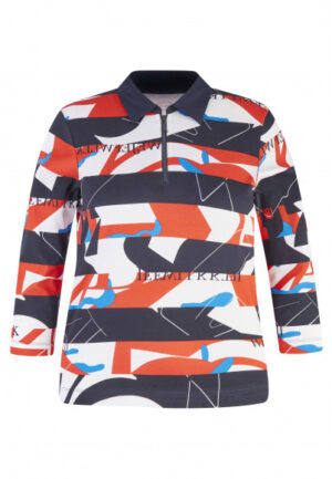 Rabe - Blauw | Dames | Top | Blauw | 40 | regular | Kamst mode