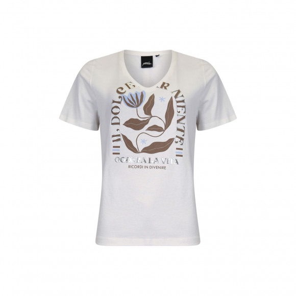 Poools - Wit | Dames | Top | Wit | 44 | regular | Kamst mode
