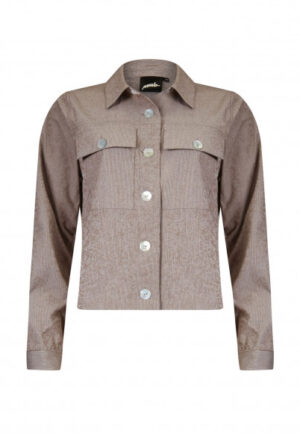 Poools - Beige | Dames | Jasje | Beige | 44 | regular | Kamst mode