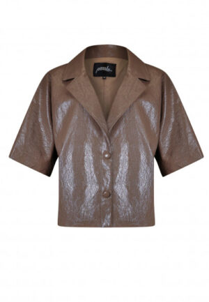 Poools - Beige | Dames | Jasje | Beige | 42 | regular | Kamst mode