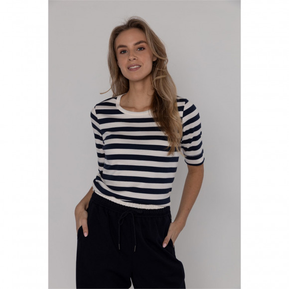 Poools - Blauw | Dames | Top | Blauw | 38 | regular | Kamst mode
