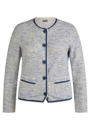 Rabe - Blauw | Dames | Vest | Blauw | 38 | regular | Kamst mode