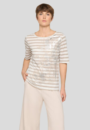 Rabe - Beige | Dames | Top | Beige | 36 | regular | Kamst mode