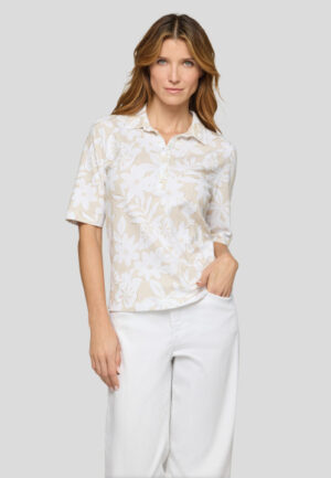 Rabe - Beige | Dames | Top | Beige | 44 | regular | Kamst mode