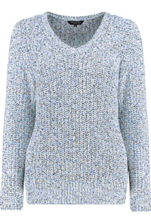 Bloomings - Blauw | Dames | Trui | Blauw | XL | regular | Kamst mode