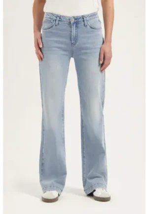 Florez - Blauw | Dames | Broek | Blauw | 33 | regular | Kamst mode