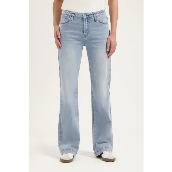 Florez - Blauw | Dames | Broek | Blauw | 33 | regular | Kamst mode
