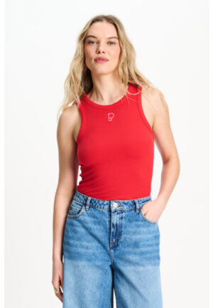 Pom Amsterdam - Rood | Dames | Top | Rood | 40 | regular | Kamst mode