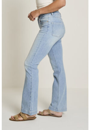 Para Mi - Blauw | Dames | Broek | Blauw | 40 | regular | Kamst mode