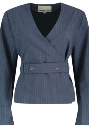 Harper & Yve - Blauw | Dames | Blazer | Blauw | XL | regular | Kamst mode