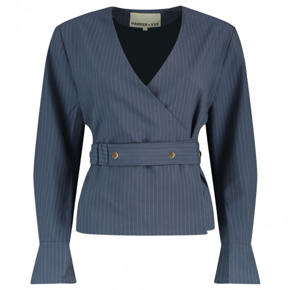 Harper & Yve - Blauw | Dames | Blazer | Blauw | XL | regular | Kamst mode