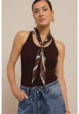 Studio Anneloes - Espresso | Dames | Top | Espresso | 3XL | regular | Kamst mode