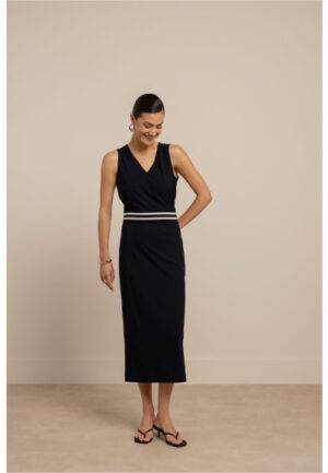 Studio Anneloes - D.Blauw | Dames | Jurk | D.Blauw | S | regular | Kamst mode