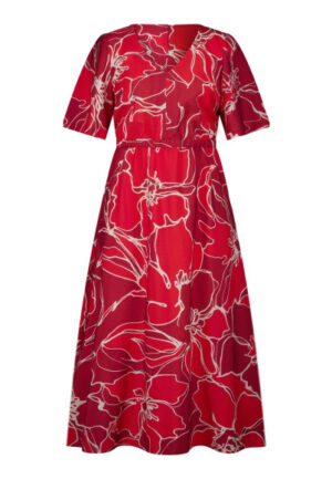 Studio Anneloes - Rood | Dames | Jurk | Rood | L | regular | Kamst mode