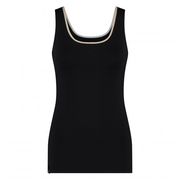 Nukus - Zwart | Dames | Top | Zwart | M | regular | Kamst mode